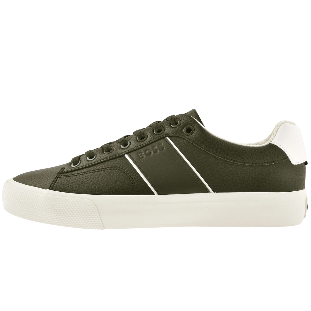 Hugo Boss BOSS Aiden Tennis Trainers Green